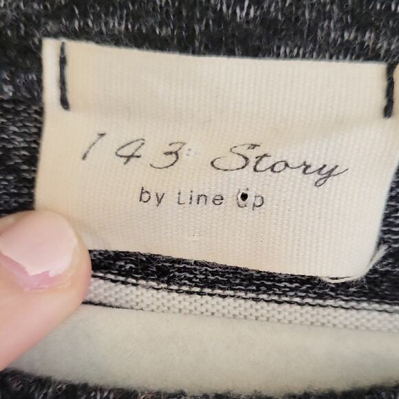 1.4.3. Story by Line Up Black and White Striped Sweater - Picture 2 of 4